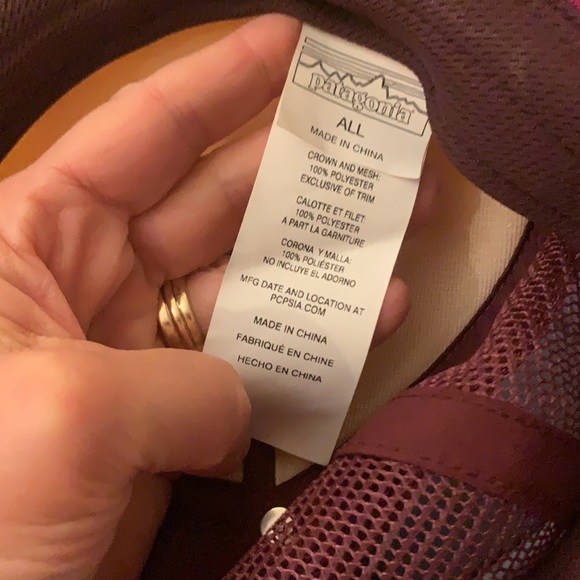 Cute Patagonia hat for women with pink and purple. One size fits all. - Picture 3 of 4